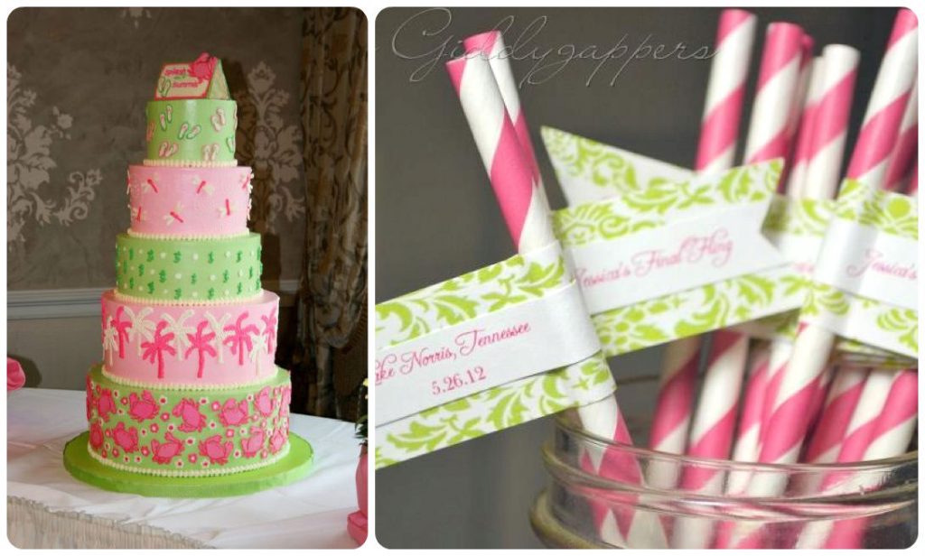 Lilly Pulitzer-Inspired Wedding Reception - Fairly Southern