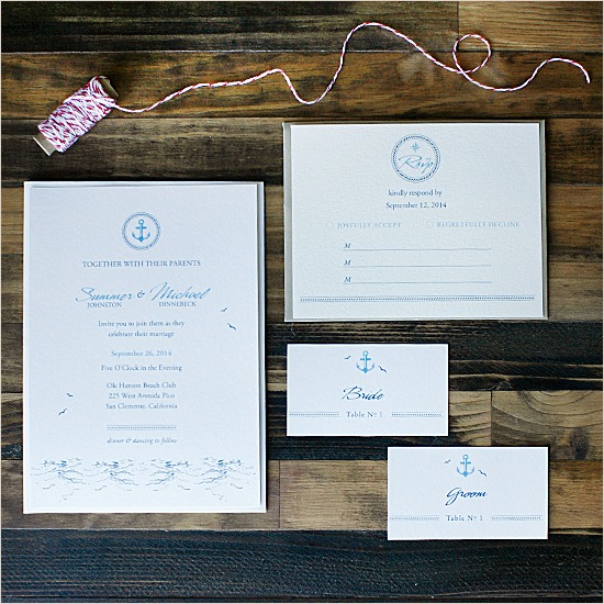 FREE Nautical Wedding Invitation Suite by Wedding Chicks - Fairly Southern