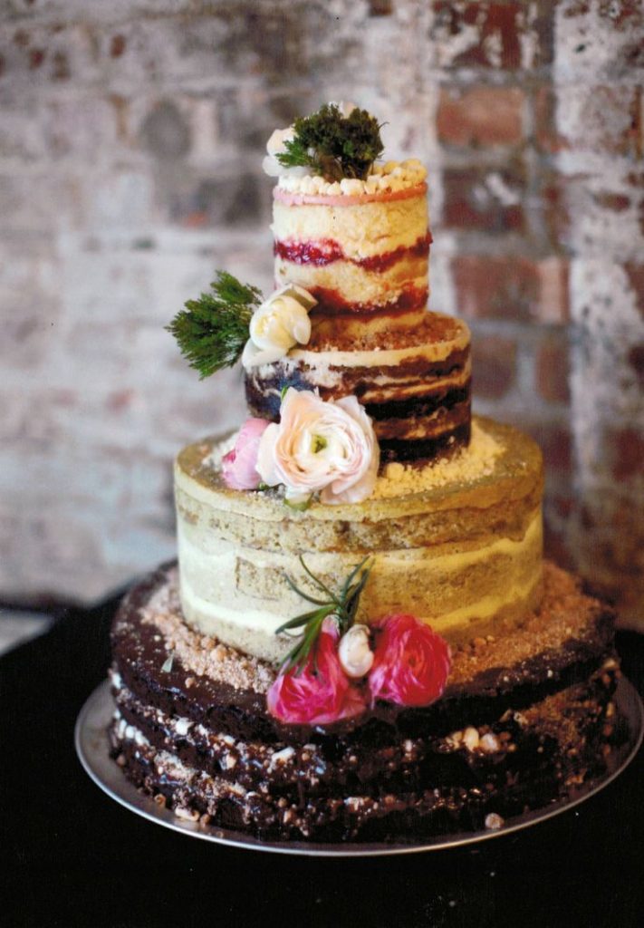 Least Favorite Wedding Trend of 2014 - Naked Wedding Cakes - Fairly Southern