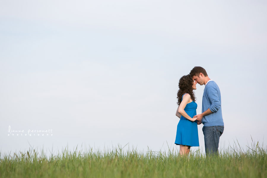 Vibrant NC Meadow Engagement Session - Fairly Southern
