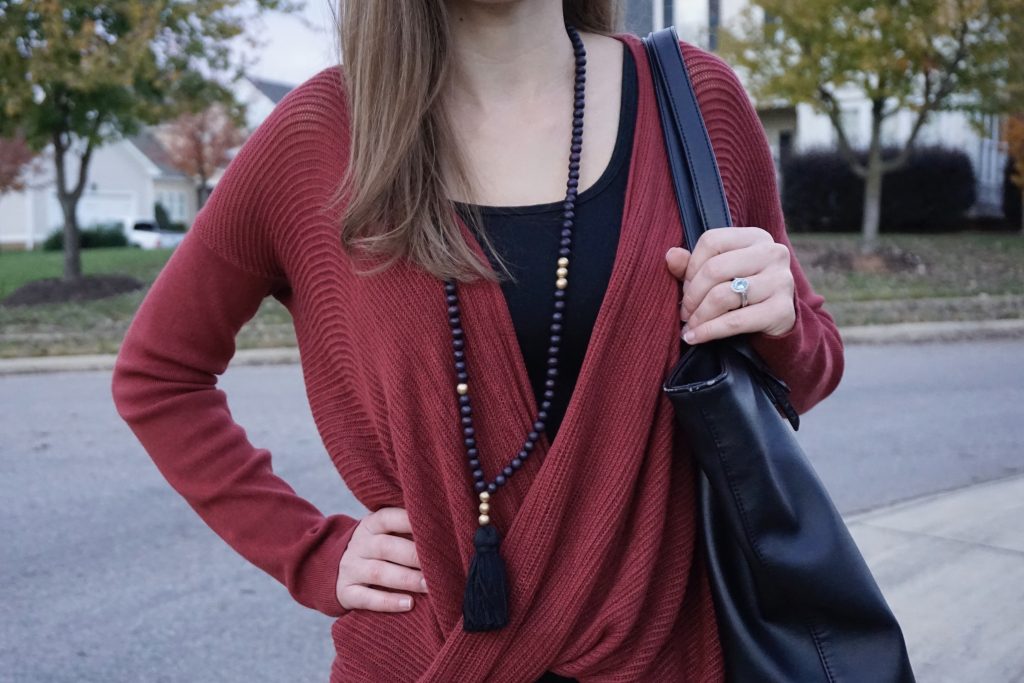 Rust Colored Sweater for Fall - Why I Haven't Bought New Clothes This Fall | Fairly Southern