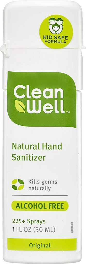 CleanWell Natural Hand Sanitizer  |  9 Sustainable Travel Essentials  |  Fairly Southern