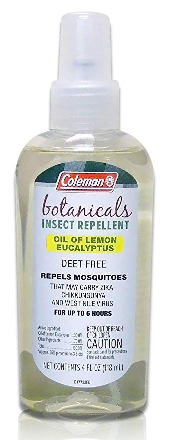 Coleman Botanicals natural insect repellant/bug spray made with oil of lemon eucalpytus  |  9 Sustainable Travel Essentials  |  Fairly Southern