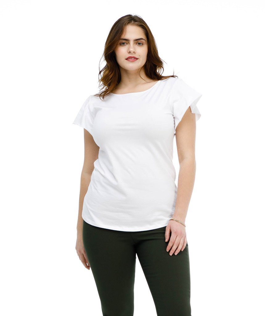 Elegantees White Top  |  Ethically Made Women's Workwear Recommendations  |  Fairly Southern