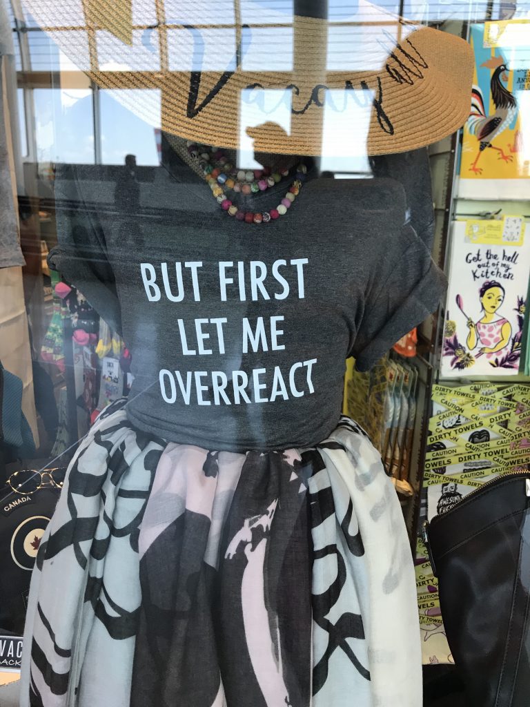 But First Let Me Overreact t-shirt  |  Fairly Southern