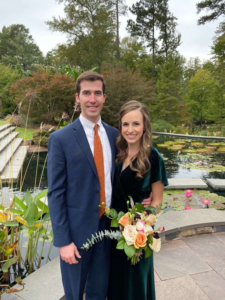 Fall wedding at Duke Gardens  |  Fairly Southern