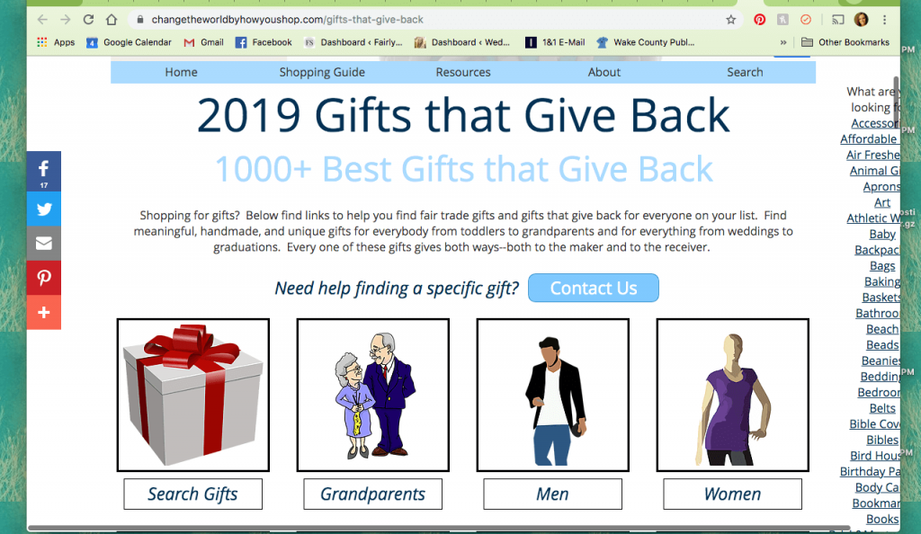 2019 Gifts that Give Back by Change The World by How You Shop - The Best Ethical & Sustainable Gift Guides of 2019 | Fairly Southern