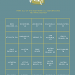 Traveling the South Instagram Bingo Template | Fairly Southern